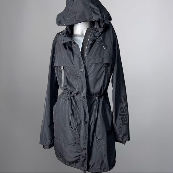 Pajar “Jackie” Drawstring Waist Black Jacket - Picture 3 of 10